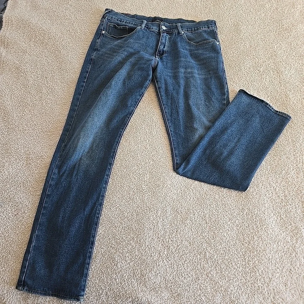 True Religion Ricky SN Relaxed Stretch Straight Jeans Mens 38‎ Medium Wash